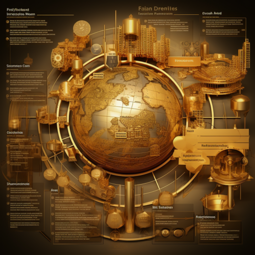 gold globe visualization of seo content audit
